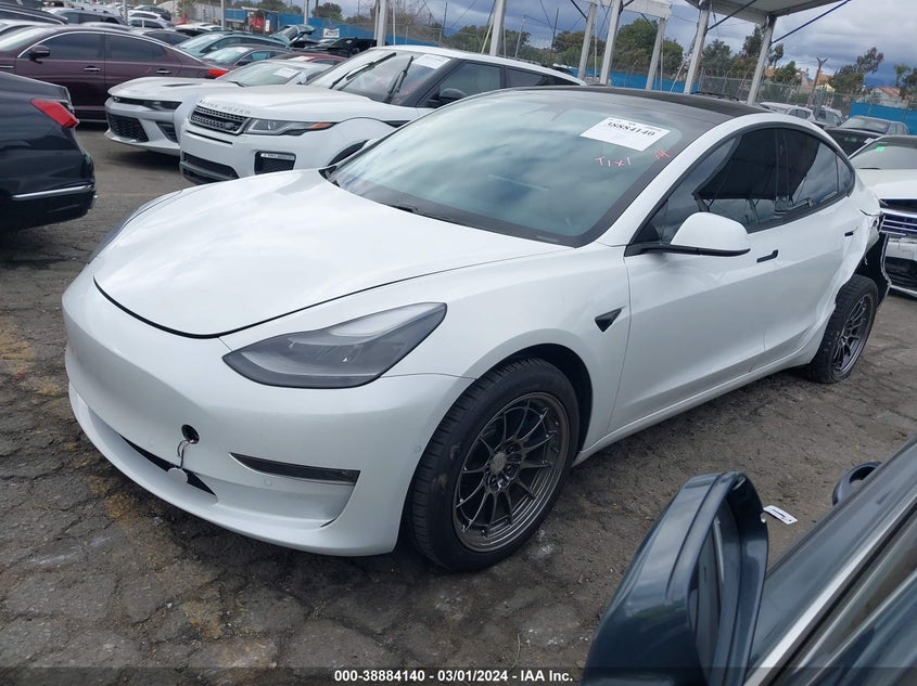 VIN: 5YJ3E1EB6MF070947 2021 TESLA MODEL 3 LONG RANGE DUAL MOTOR ALL-WHEEL DRIVE