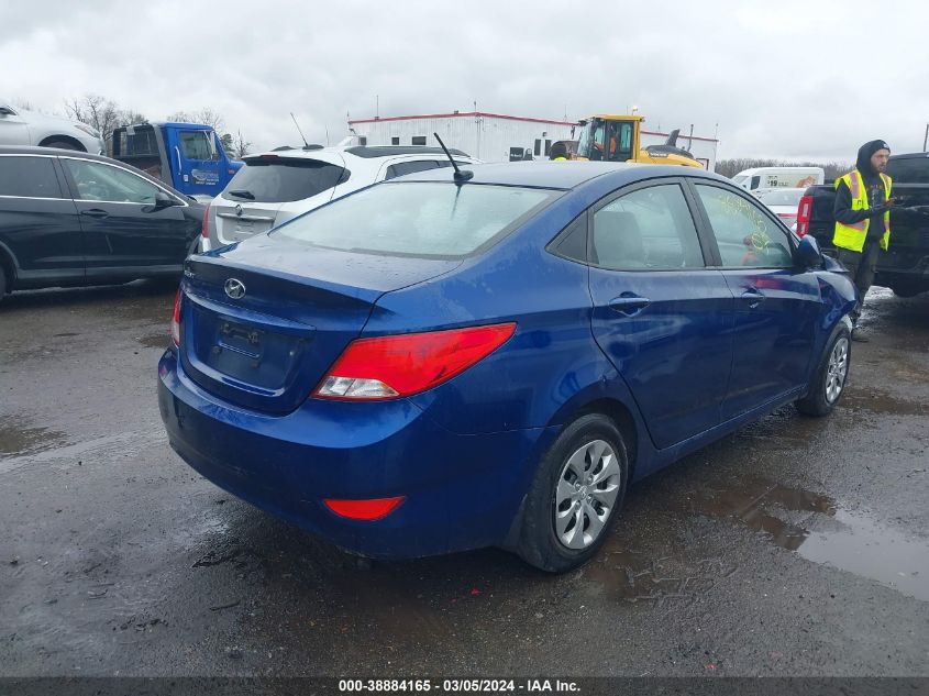 2016 Hyundai Accent Se VIN: KMHCT4AEXGU107335 Lot: 38884165