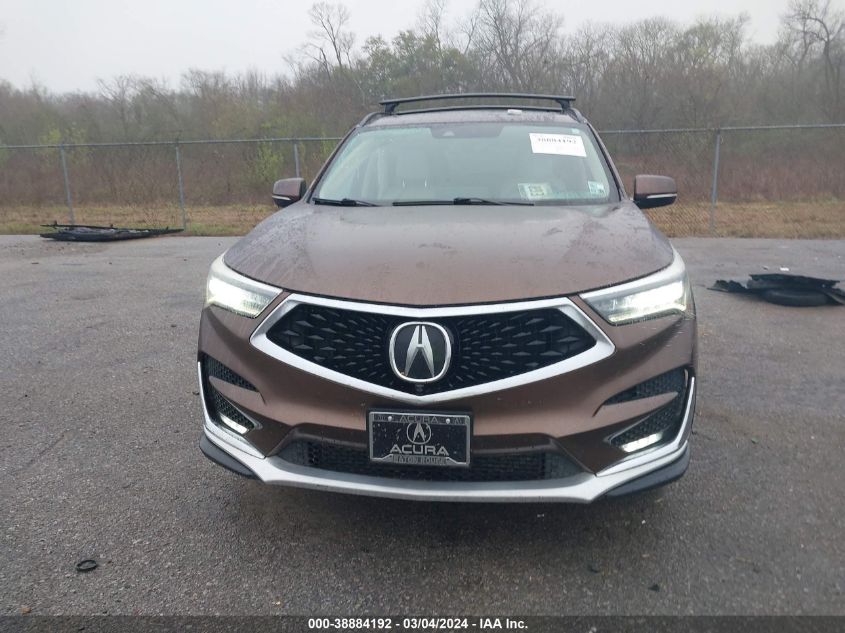 2019 Acura Rdx Advance Package VIN: 5J8TC2H78KL011963 Lot: 38884192