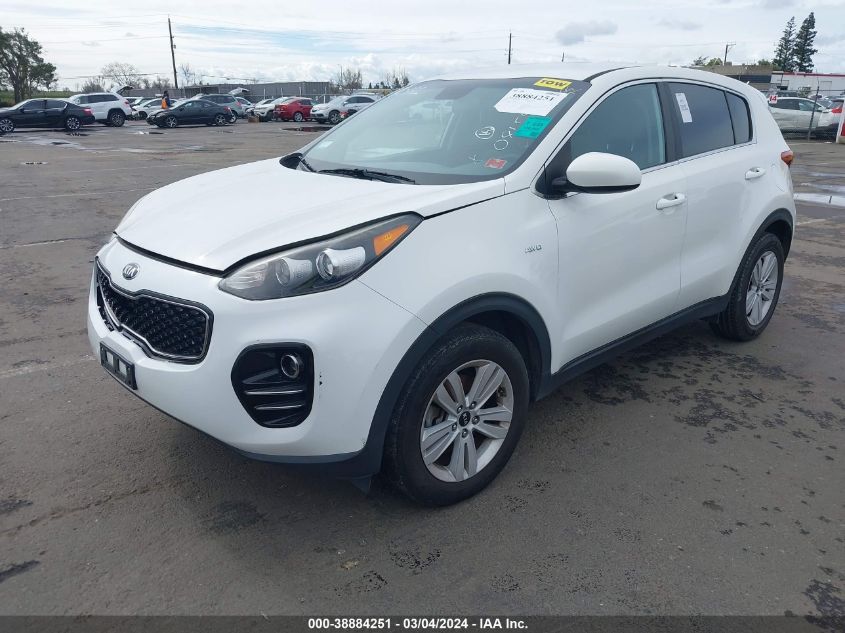 2017 Kia Sportage Lx VIN: KNDPMCAC5H7081593 Lot: 38884251