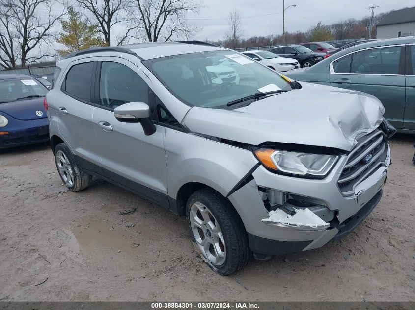 2021 Ford Ecosport Se VIN: MAJ6S3GL0MC429400 Lot: 38884301