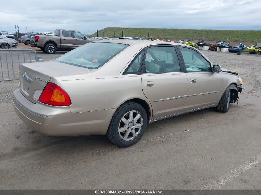 2002 Toyota Avalon Xls VIN: 4T1BF28B12U238956 Lot: 38884432