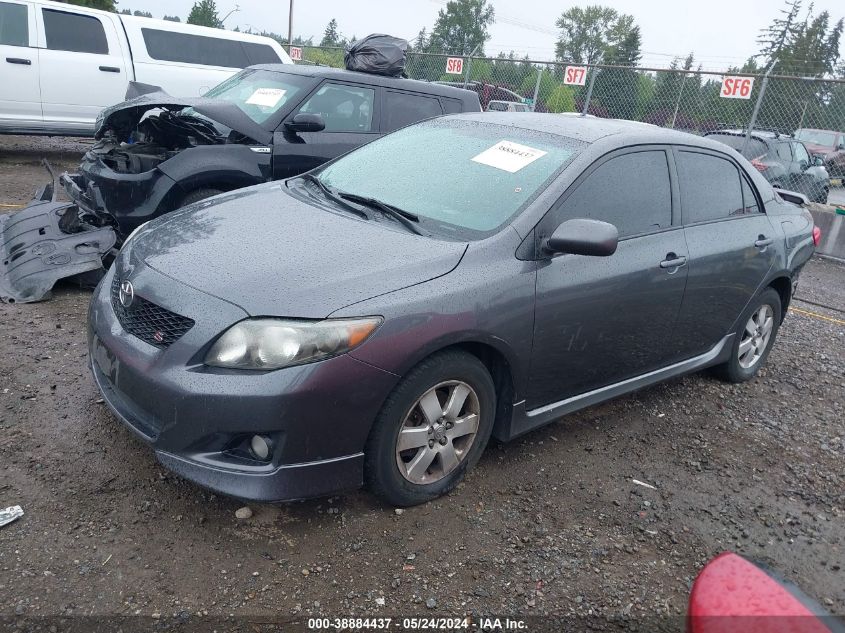 2010 Toyota Corolla S VIN: 2T1BU4EE7AC398839 Lot: 38884437