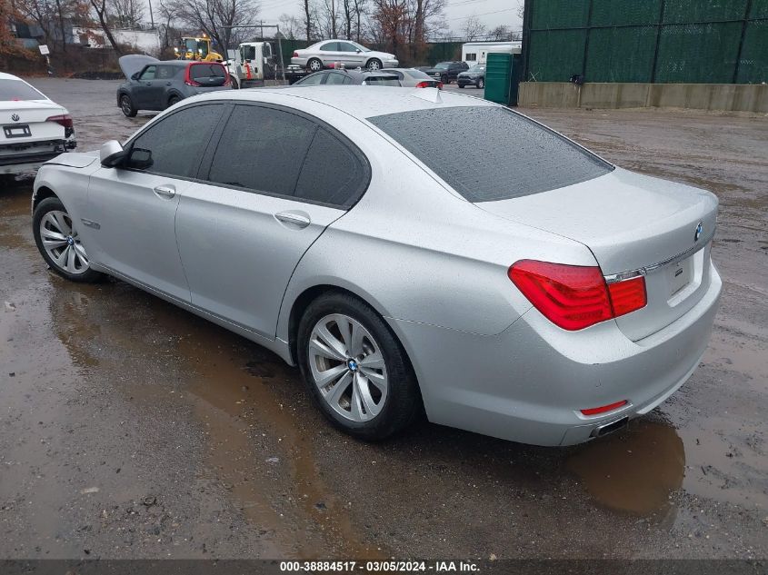 2011 BMW 740I VIN: WBAKA4C5XBC612466 Lot: 38884517