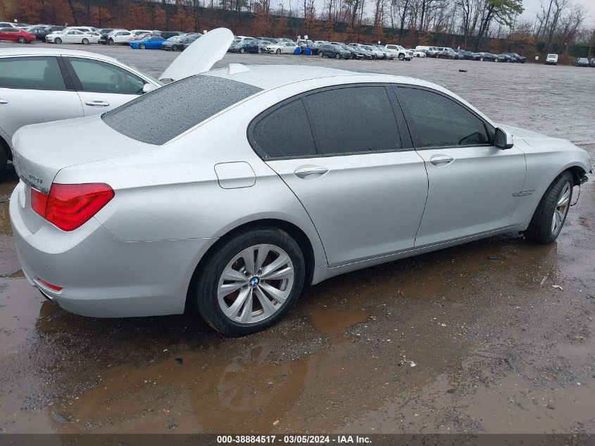 2011 BMW 740I VIN: WBAKA4C5XBC612466 Lot: 38884517