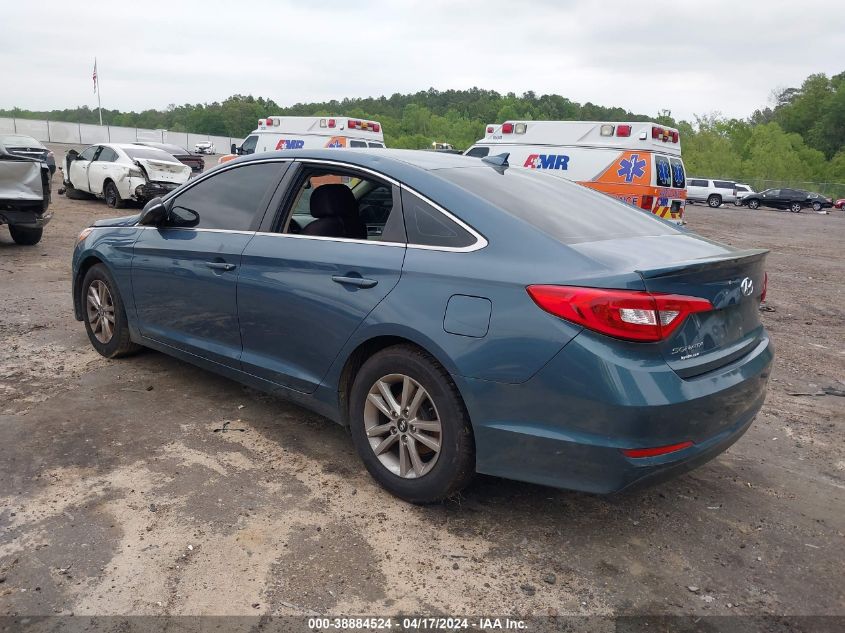 2016 Hyundai Sonata Se VIN: 5NPE24AF0GH387026 Lot: 38884524