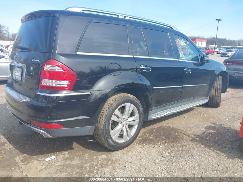 2011 Mercedes-Benz Gl 450 4Matic VIN: 4JGBF7BE6BA631062 Lot: 38884581