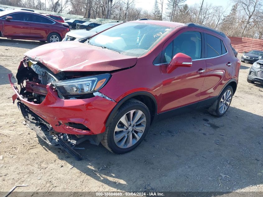 2019 Buick Encore Fwd Preferred VIN: KL4CJASB4KB849967 Lot: 38884669