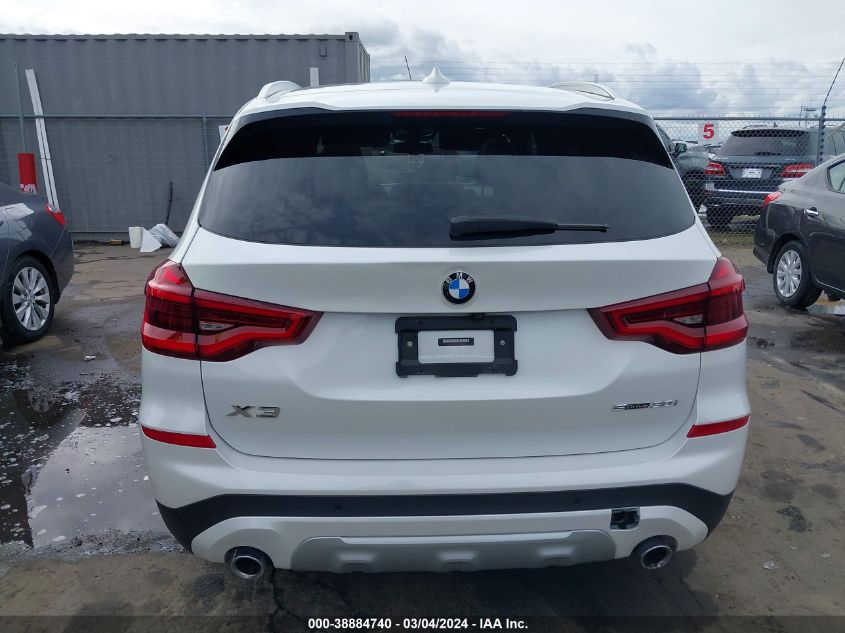 2020 BMW X3 Sdrive30I VIN: 5UXTY3C02L9C92562 Lot: 38884740