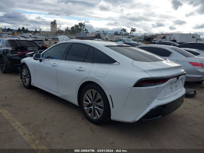 2023 Toyota Mirai Xle VIN: JTDAAAAA4PA008508 Lot: 38884796