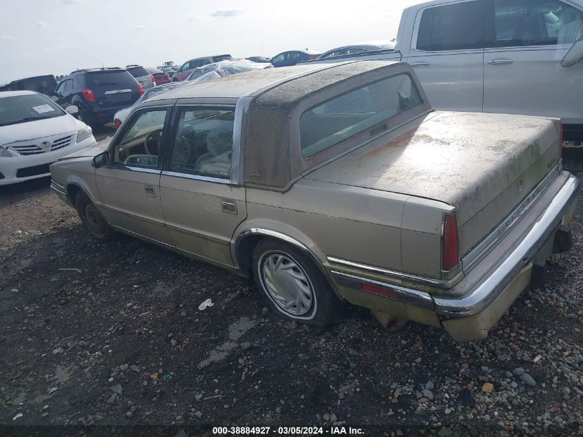 1989 Chrysler New Yorker C-Body Landau VIN: 1C3BC6638KD531323 Lot: 38884927