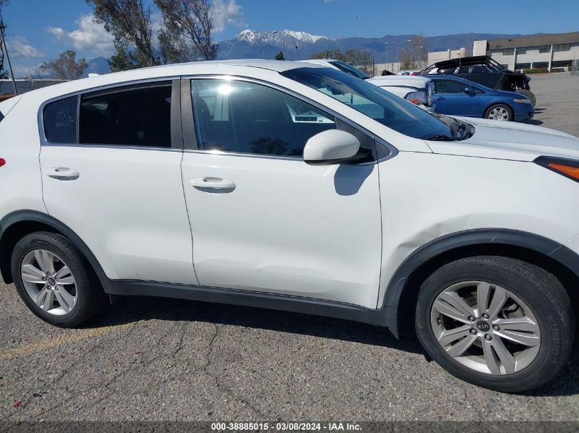 2018 Kia Sportage Lx VIN: KNDPM3AC6J7399406 Lot: 38885015