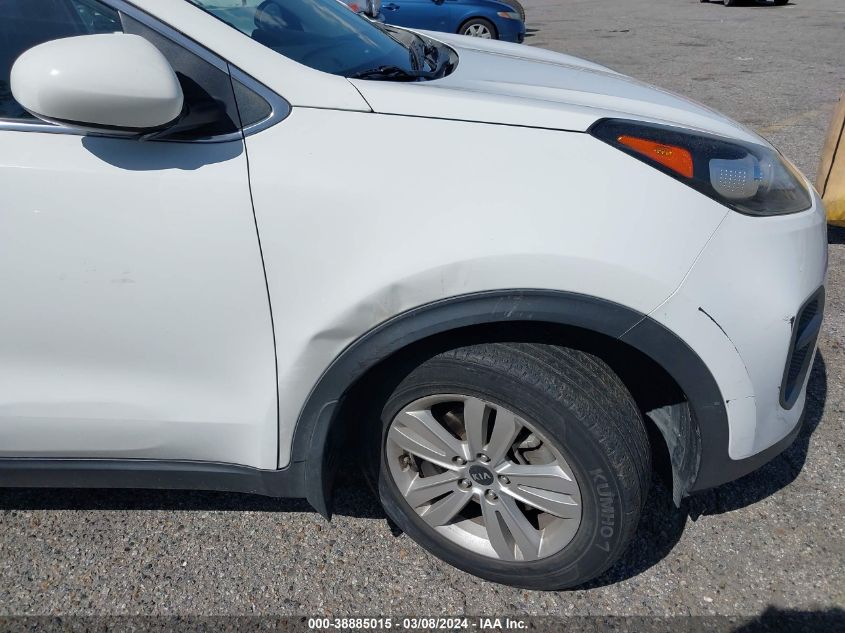 2018 Kia Sportage Lx VIN: KNDPM3AC6J7399406 Lot: 38885015