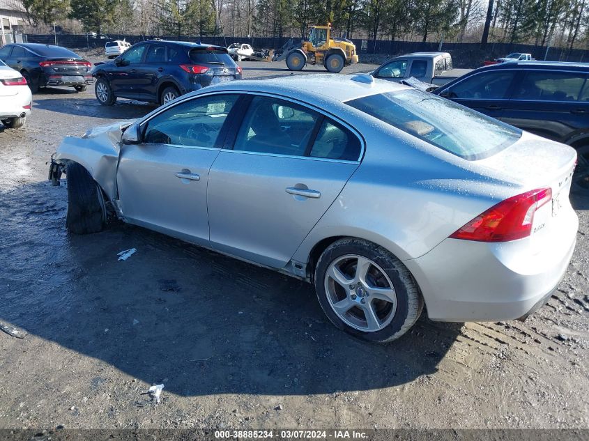 2012 Volvo S60 T5 VIN: YV1622FS0C2034564 Lot: 38885234