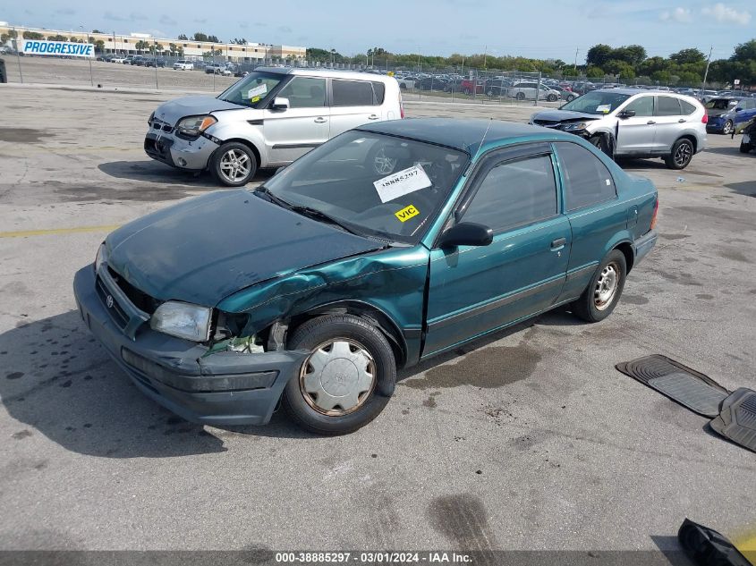 1996 Toyota Tercel Std/Dx VIN: JT2AC52L8T0138883 Lot: 38885297