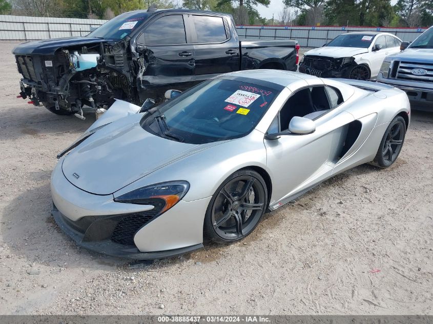 SBM11FAA8FW005083 2015 Mclaren 650S