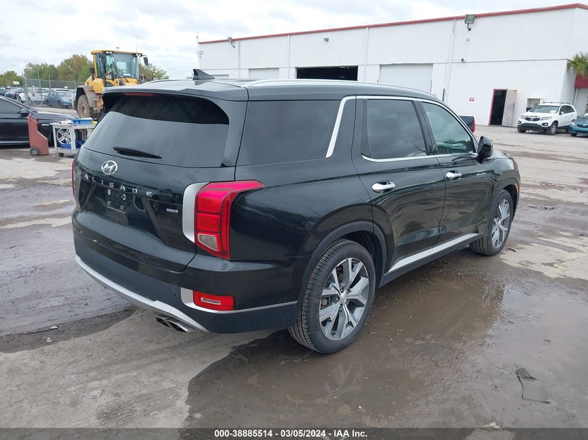 2021 Hyundai Palisade Luxury 7-Passenger Seating VIN: KM8R3DHE9MU287256 Lot: 38885514