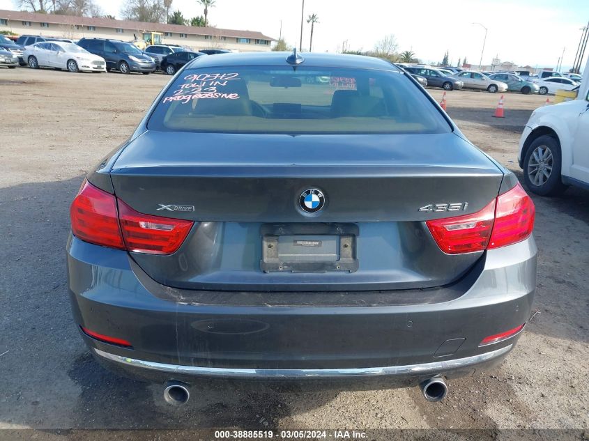 2014 BMW 435I xDrive VIN: WBA3R5C52EK188066 Lot: 38885519