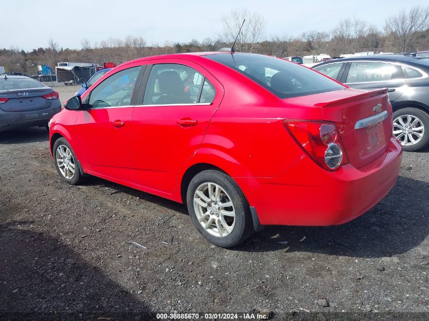 2015 Chevrolet Sonic Lt Auto VIN: 1G1JC5SG8F4139015 Lot: 38885670