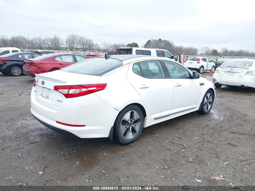 2012 Kia Optima Hybrid Ex VIN: KNAGM4AD9C5016665 Lot: 39249874