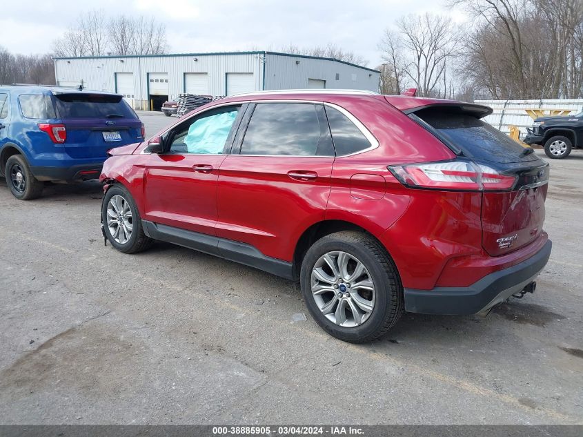 2019 Ford Edge Titanium VIN: 2FMPK4K90KBB13679 Lot: 38885905