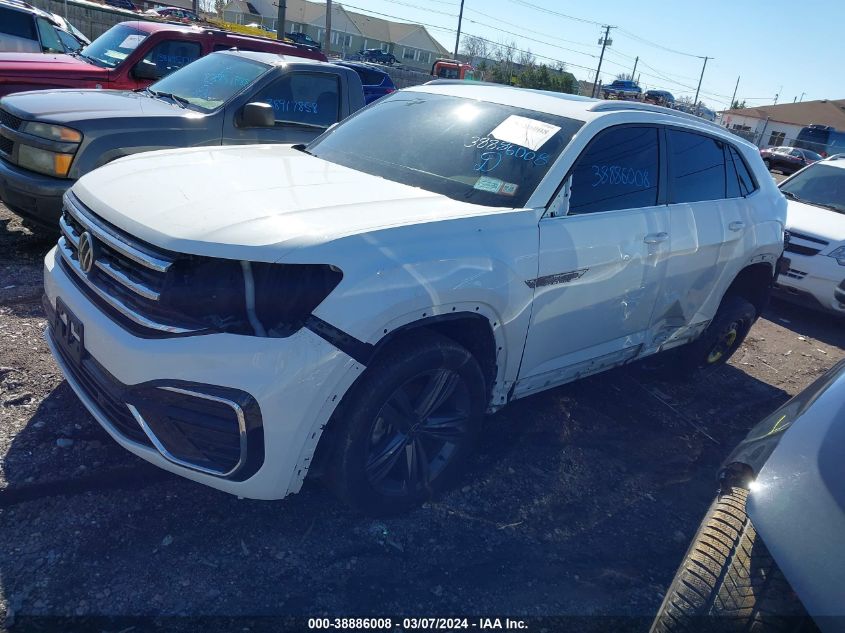 2021 Volkswagen Atlas Cross Sport 3.6L V6 Se W/Technology R-Line VIN: 1V2PE2CA9MC226122 Lot: 38886008