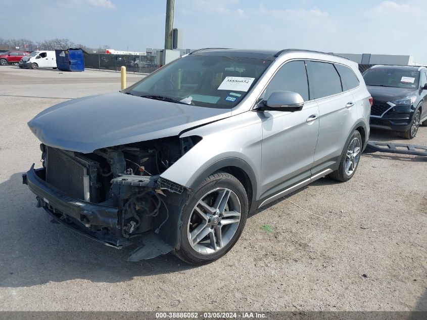 2017 Hyundai Santa Fe Limited Ultimate VIN: KM8SR4HF1HU223081 Lot: 38886052