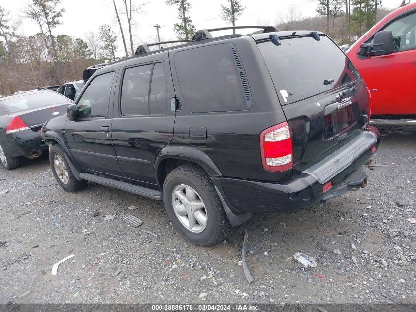 2001 Nissan Pathfinder Le VIN: JN8DR09XX1W571165 Lot: 38886175