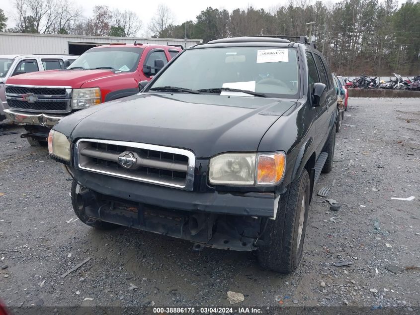 2001 Nissan Pathfinder Le VIN: JN8DR09XX1W571165 Lot: 38886175