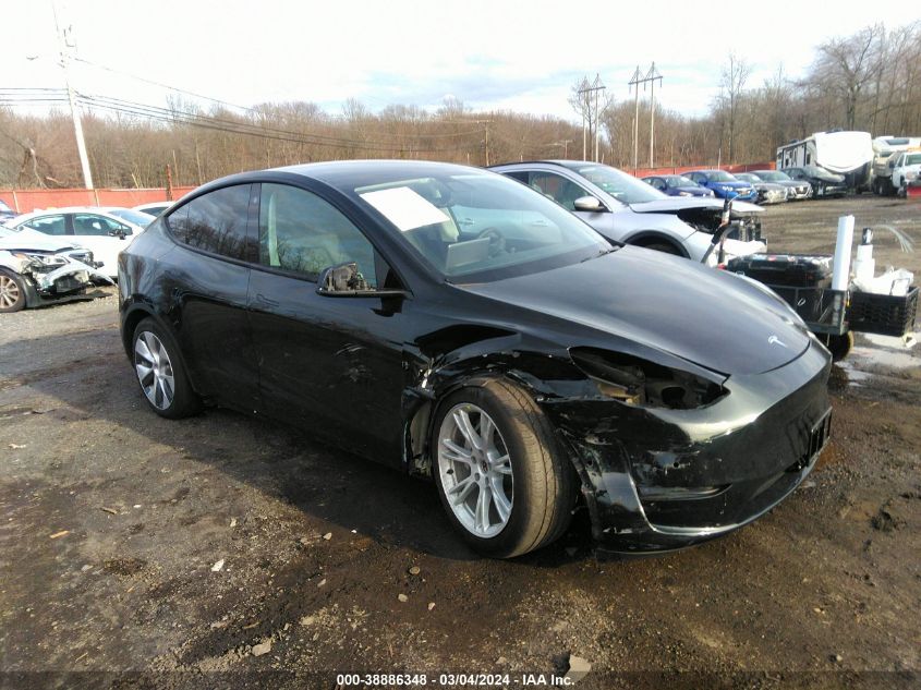 2022 TESLA MODEL Y LONG RANGE DUAL MOTOR ALL-WHEEL DRIVE - 7SAYGDEEXNF376663