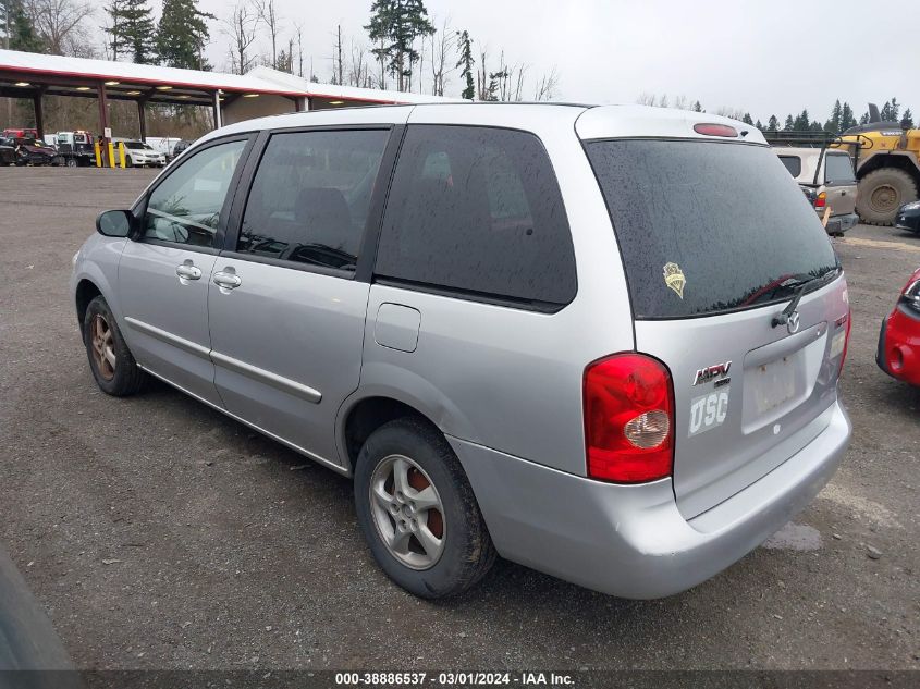 2002 Mazda Mpv Es/Lx VIN: JM3LW28A920331870 Lot: 38886537