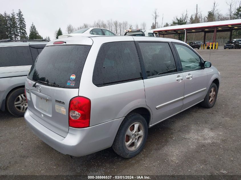 2002 Mazda Mpv Es/Lx VIN: JM3LW28A920331870 Lot: 38886537