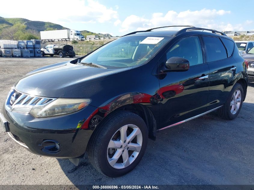 2009 Nissan Murano Sl VIN: JN8AZ18U19W007013 Lot: 38886596