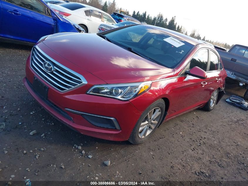 2016 Hyundai Sonata Se VIN: 5NPE24AF4GH370441 Lot: 38886686