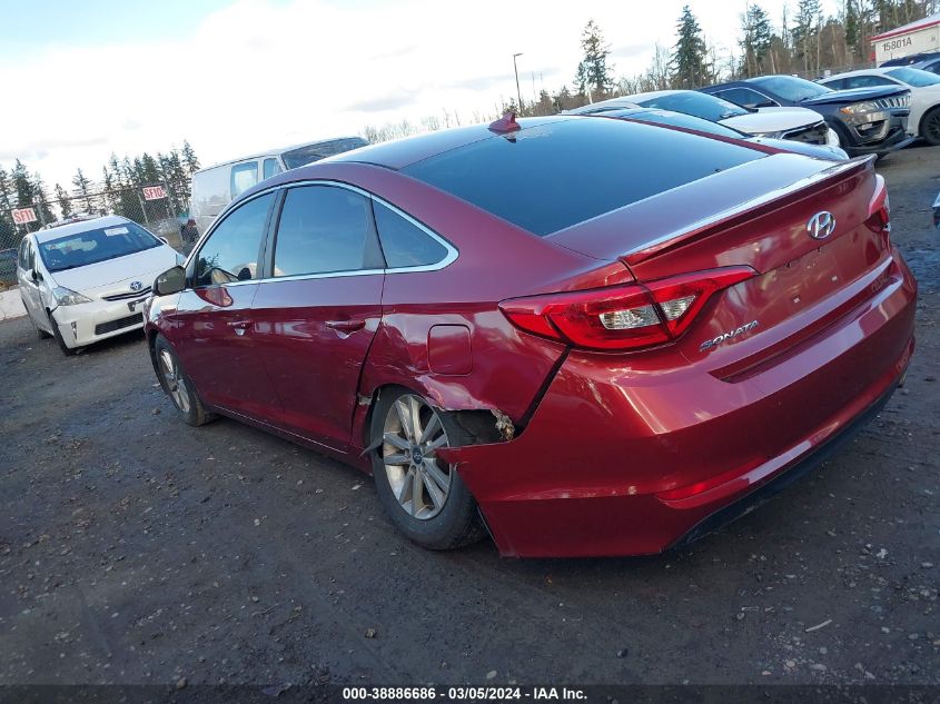 2016 Hyundai Sonata Se VIN: 5NPE24AF4GH370441 Lot: 38886686