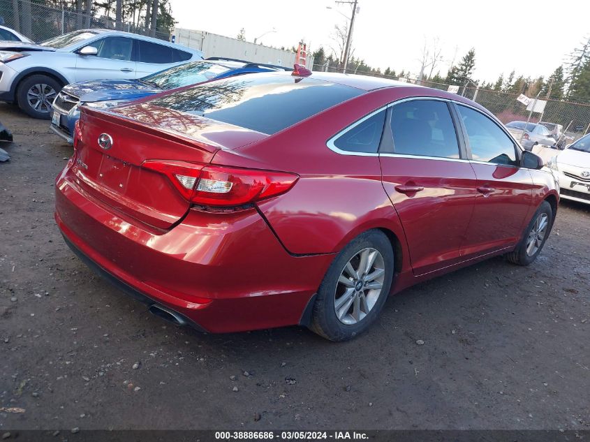 2016 HYUNDAI SONATA SE - 5NPE24AF4GH370441