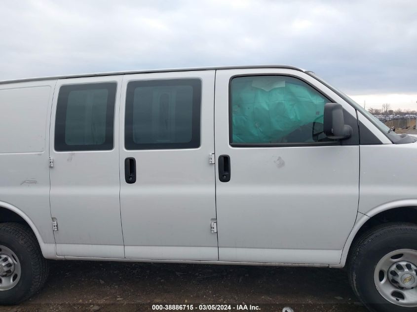 2022 Chevrolet Express Cargo Rwd 2500 Regular Wheelbase Wt VIN: 1GCWGAFP7N1179431 Lot: 38886715