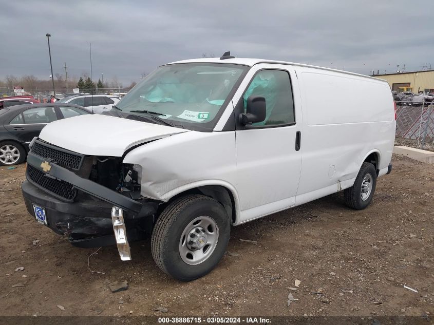 2022 Chevrolet Express Cargo Rwd 2500 Regular Wheelbase Wt VIN: 1GCWGAFP7N1179431 Lot: 38886715