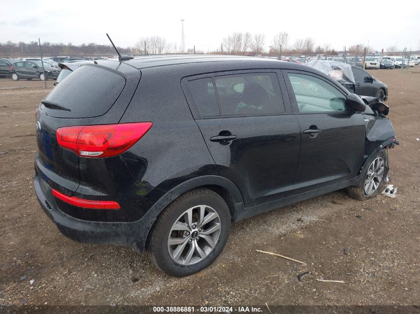 2016 Kia Sportage Lx VIN: KNDPBCAC0G7868360 Lot: 38886851