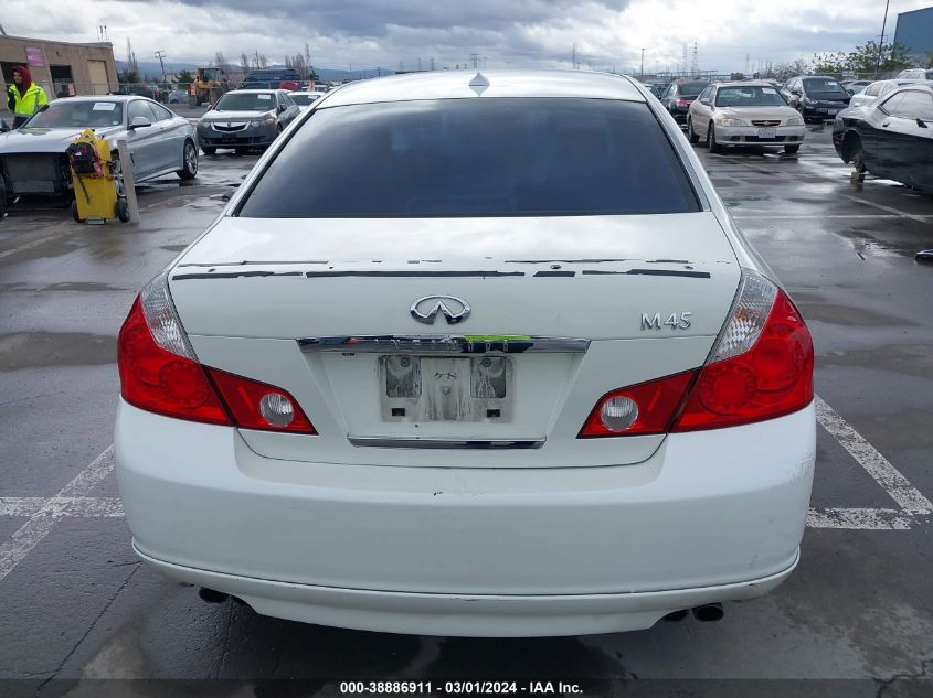 2006 Infiniti M45 Sport VIN: JNKBY01E46M203985 Lot: 38886911