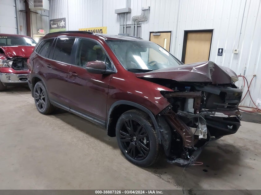 2022 Honda Pilot Awd Special Edition VIN: 5FNYF6H29NB069191 Lot: 38887326