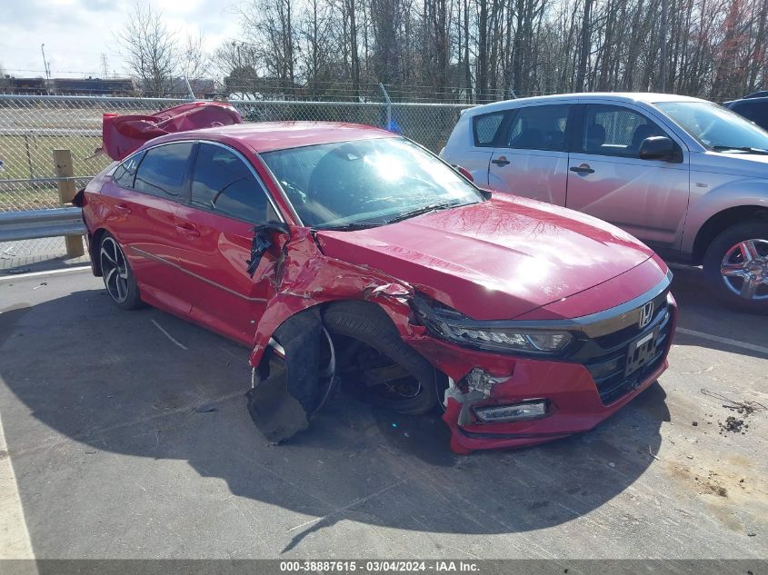 2018 Honda Accord Sport VIN: 1HGCV1F33JA054573 Lot: 38887615