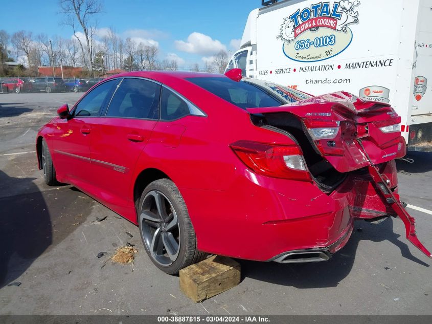 2018 Honda Accord Sport VIN: 1HGCV1F33JA054573 Lot: 38887615