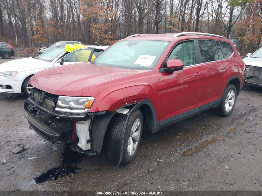 1V2UR2CAXKC540513 2019 Volkswagen Atlas 3.6L V6 Se W/Technology