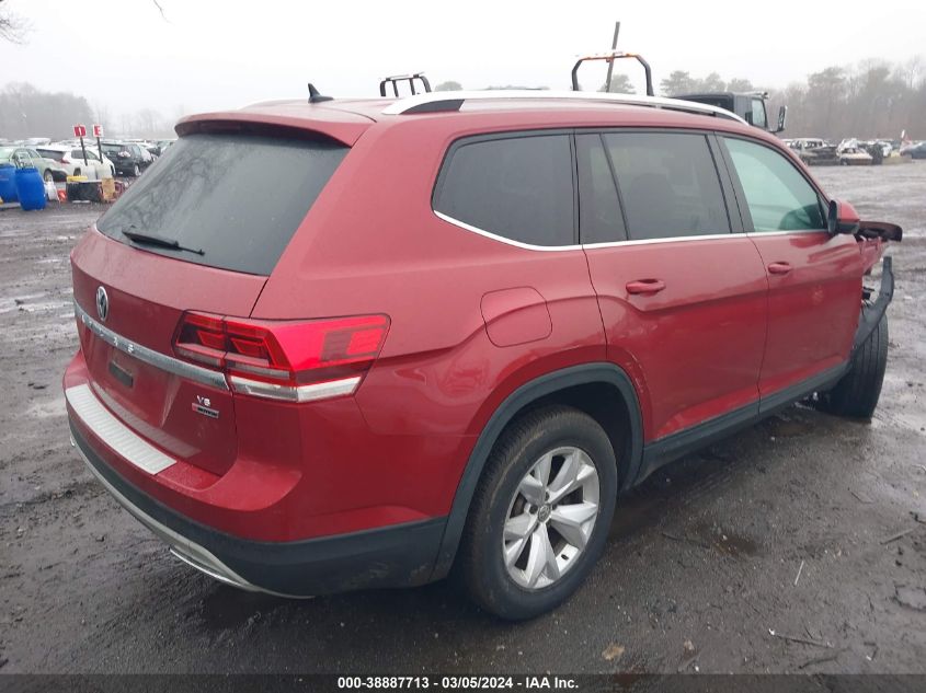 2019 Volkswagen Atlas 3.6L V6 Se W/Technology VIN: 1V2UR2CAXKC540513 Lot: 38887713