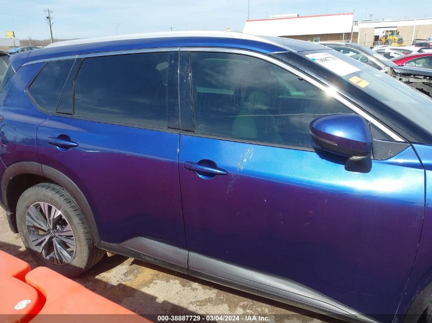 2021 Nissan Rogue Sv Fwd VIN: JN8AT3BAXMW019844 Lot: 38887729