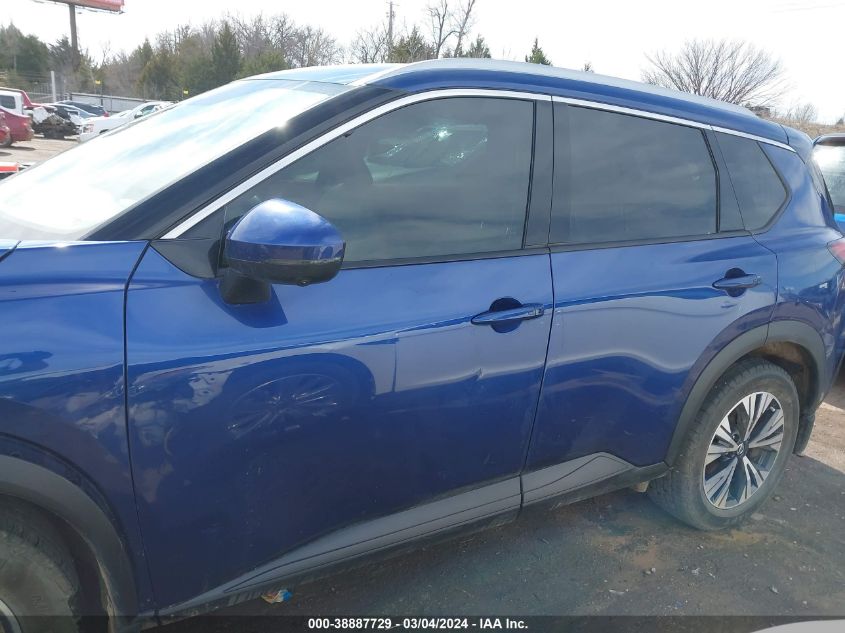 2021 Nissan Rogue Sv Fwd VIN: JN8AT3BAXMW019844 Lot: 38887729