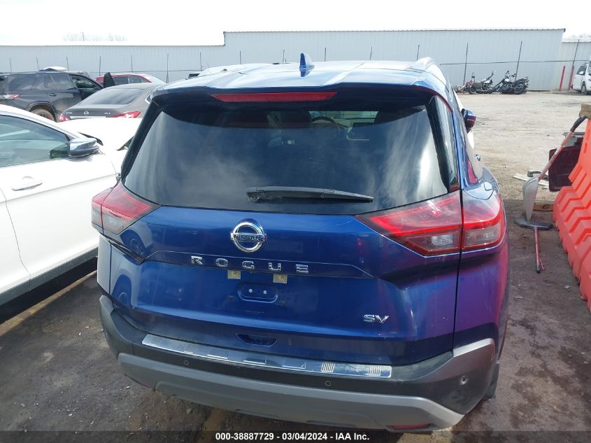 2021 Nissan Rogue Sv Fwd VIN: JN8AT3BAXMW019844 Lot: 38887729