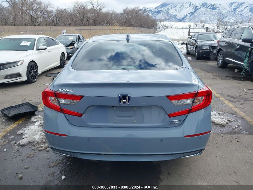 2022 Honda Accord Hybrid Touring VIN: 1HGCV3F92NA005709 Lot: 38887833