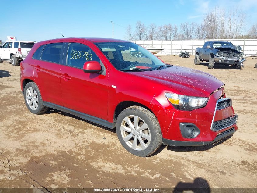 2014 Mitsubishi Outlander Sport Es VIN: 4A4AR3AU2EE010951 Lot: 38887963